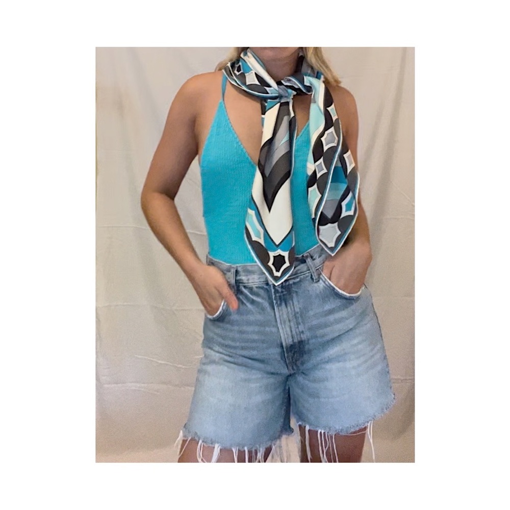 Vintage Emilio Pucci Silk Scarf 🐬